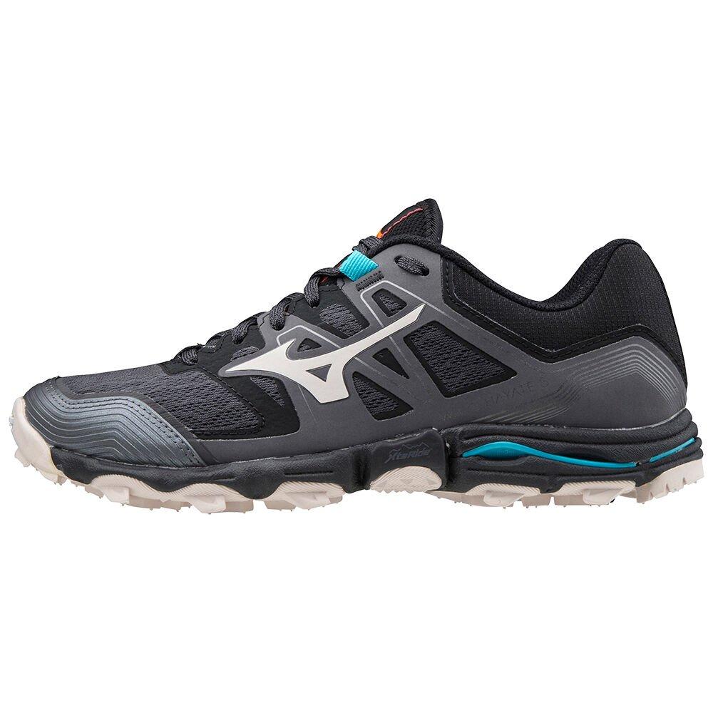 Mizuno Men's Trail Running Shoes Wave Hayate 6 Grey/Blue - DKTXGIW-57